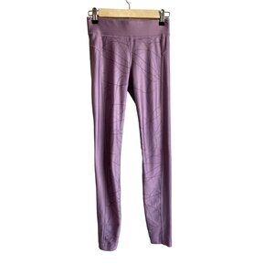 Under Armour Purple Pink Compression Full Length Athletic Leggings Size Small
